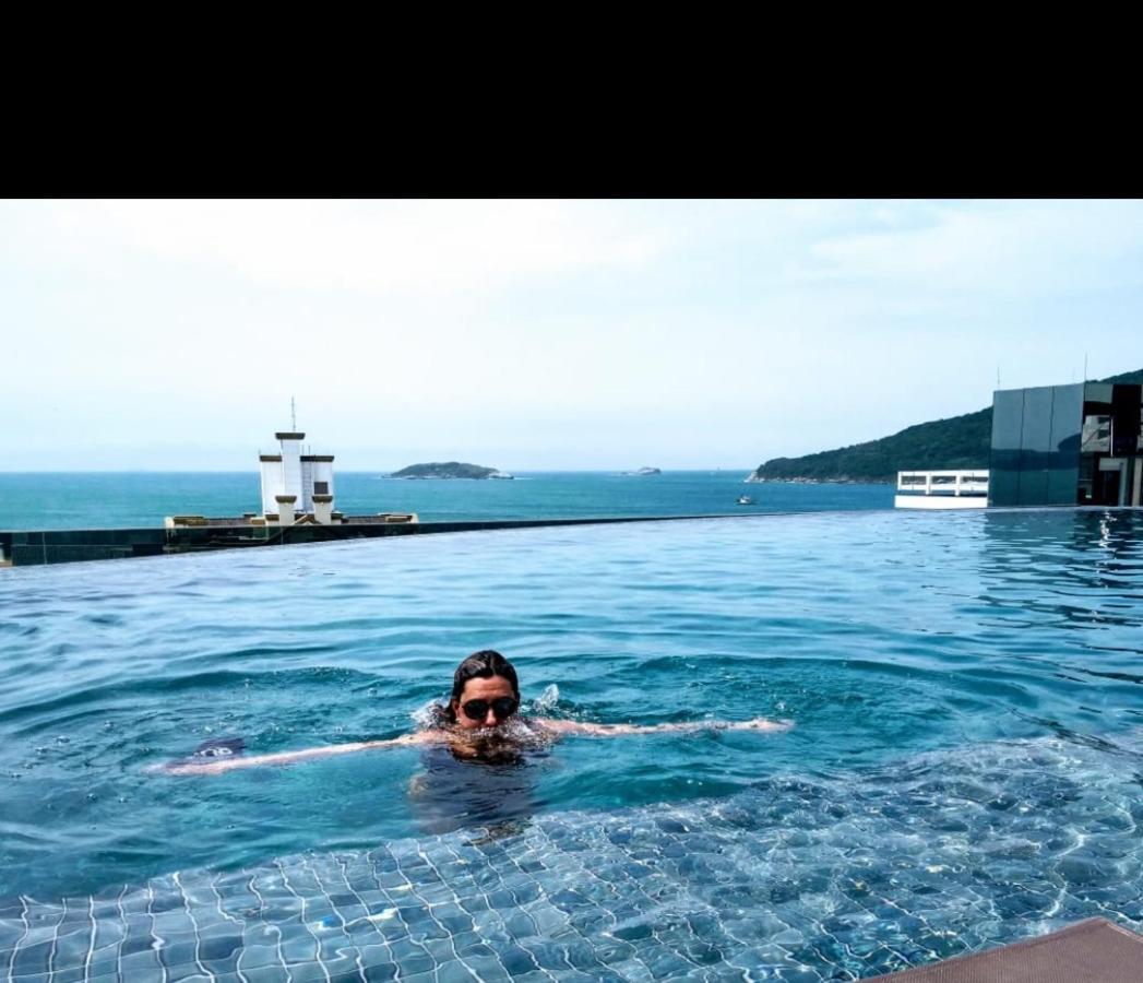 Bela Cobertura com vista para o mar Florianopolis Exterior foto