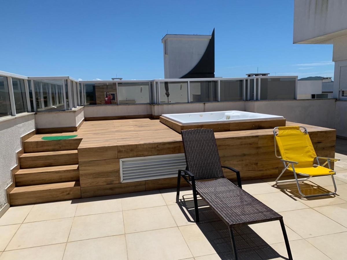 Bela Cobertura com vista para o mar Florianopolis Exterior foto