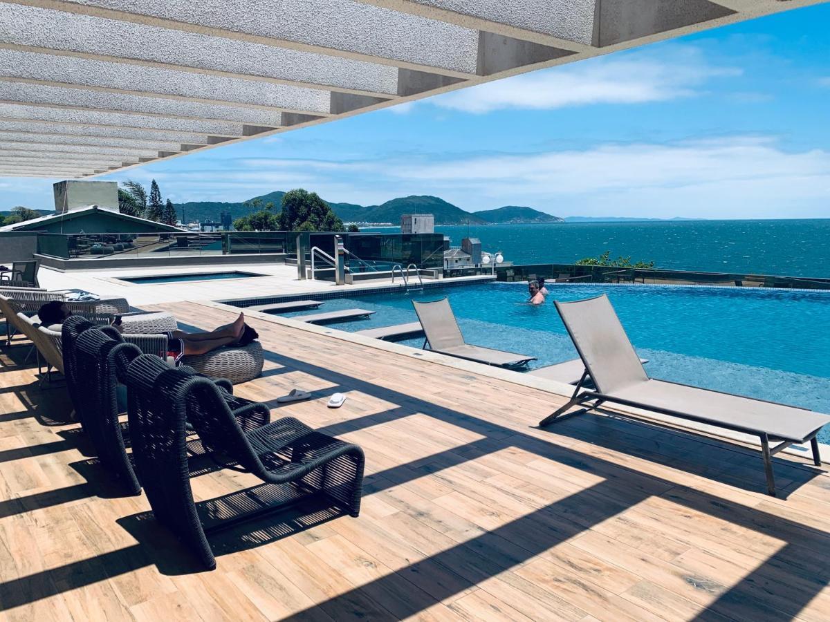 Bela Cobertura com vista para o mar Florianopolis Exterior foto