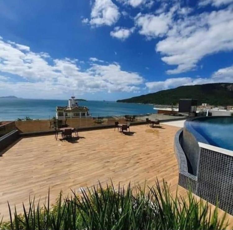 Bela Cobertura com vista para o mar Florianopolis Exterior foto
