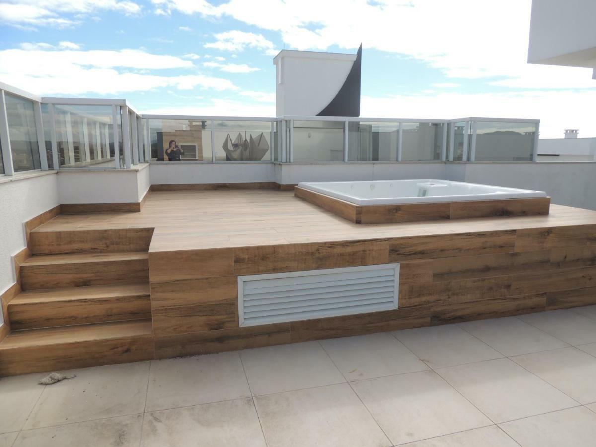 Bela Cobertura com vista para o mar Florianopolis Exterior foto